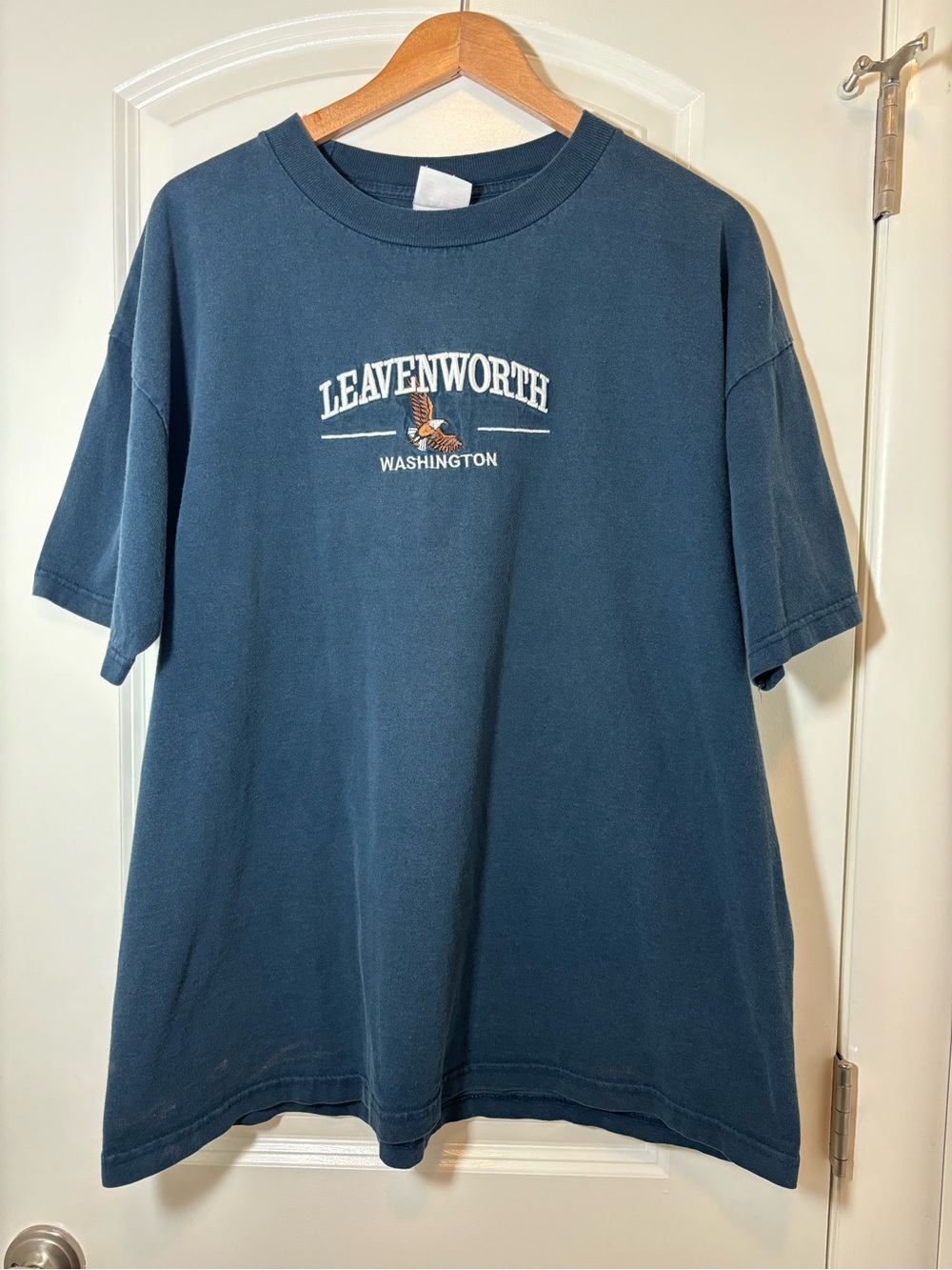 Leavenworth Washington Short Sleeve Tee - Blue #387